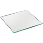 Plymor 3" Square, 3mm Thick Non-Beveled Glass Mirror