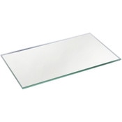 Plymor 3" x 5" Rectangle, 3mm Thick Non-Beveled Glass Mirror