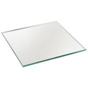 Plymor 4" Square, 3mm Thick Non-Beveled Glass Mirror