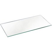 Plymor 4" x 8" Rectangle, 3mm Thick Non-Beveled Glass Mirror