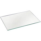 Plymor 5" x 7" Rectangle, 3mm Thick Non-Beveled Glass Mirror