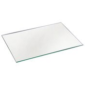 Plymor 5" x 7" Rectangle, 3mm Thick Non-Beveled Glass Mirror