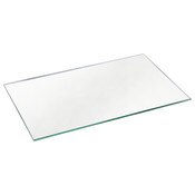 Plymor 5" x 8" Rectangle, 3mm Thick Non-Beveled Glass Mirror