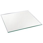 Plymor 6" Square, 3mm Thick Non-Beveled Glass Mirror