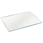 Plymor 6" x 8" Rectangle, 3mm Thick Non-Beveled Glass Mirror
