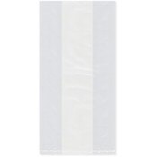 Plymor 5" x 3.5" x 12" (Pack of 100), 1 Mil Gusseted Plastic Bags