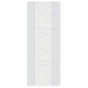 Plymor 8" x 4" x 20" (Pack of 100), 1 Mil Gusseted Plastic Bags