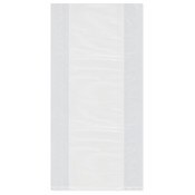 Plymor 10" x 4" x 20" (Pack of 100), 2 Mil Gusseted Plastic Bags