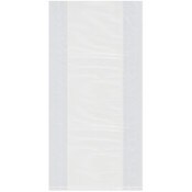 Plymor 10" x 4" x 20" (Pack of 100), 2 Mil Gusseted Plastic Bags