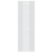 Plymor 5" x 3" x 15" (Pack of 100), 2 Mil Gusseted Plastic Bags