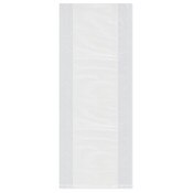 Plymor 8" x 3" x 20" (Pack of 100), 2 Mil Gusseted Plastic Bags