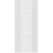 Plymor 8" x 4" x 18" (Pack of 100), 2 Mil Gusseted Plastic Bags