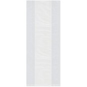 Plymor 8" x 4" x 20" (Pack of 100), 2 Mil Gusseted Plastic Bags