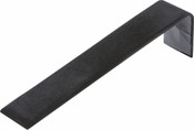 Plymor Black Velvet Bracelet Ramp Display Stand, 1.5" W x 8" D x 2.125" H