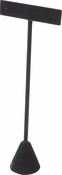 Plymor Black Velvet "T" Style, Single Pair Earring Display Stand, 2.5625" W x 1.25" D x 6.75" H