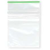Minigrip Greenline 2" x 2" (Pack of 100), 2 Mil Zipper Reclosable Plastic Bags