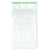 Minigrip Greenline 2" x 3" (Pack of 100), 2 Mil Zipper Reclosable Plastic Bags
