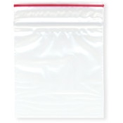Minigrip Red Line 3" x 3" (Pack of 100), 2 Mil Zipper Reclosable Plastic Bags