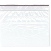 Minigrip Red Line 6" x 4" (Pack of 100), 2 Mil Zipper Reclosable Plastic Bags