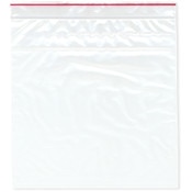 Minigrip Red Line 8" x 8" (Pack of 100), 2 Mil Reclosable Plastic Bags