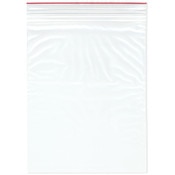 Minigrip Red Line 10" x 13" (Pack of 100), 2 Mil Double Zipper Reclosable Plastic Bags