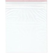 Minigrip Red Line 13" x 15" (Pack of 100), 2 Mil Double Zipper Reclosable Plastic Bags