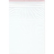 Minigrip Red Line 13" x 18" (Pack of 100), 2 Mil Double Zipper Reclosable Plastic Bags