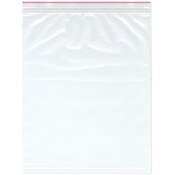 Minigrip Red Line 12" x 15" (Pack of 100), 4 Mil Heavy Duty Double Zipper Reclosable Plastic Bags