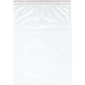 Minigrip Red Line 13" x 18" (Pack of 100), 4 Mil Heavy Duty Double Zipper Reclosable Plastic Bags