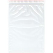 Minigrip Red Line 9" x 12" (Pack of 100), 4 Mil Heavy Duty Double Zipper Reclosable Plastic Bags