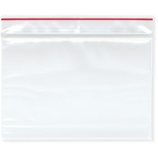 Minigrip Red Line 6" x 4" (Pack of 100), 4 Mil with Hang-Hole Heavy Duty Zipper Reclosable Plastic Bags