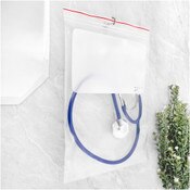 Minigrip Red Line 9" x 12" (Pack of 100), 4 Mil with White-Block and Hang-Hole Heavy Duty Double Zipper Reclosable Plastic Bags