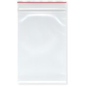Minigrip Red Line 4" x 6" (Pack of 50), 6 Mil Industrial Duty Zipper Reclosable Plastic Bags