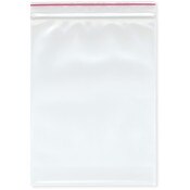 Minigrip Red Line 6" x 8" (Pack of 50), 6 Mil Industrial Duty Zipper Reclosable Plastic Bags