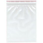 Minigrip Red Line 8" x 10" (Pack of 50), 6 Mil Industrial Duty Double Zipper Reclosable Plastic Bags