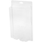 MOC Masters MOC-375 Clear Storage / Display Case (UV Protection) for Carded 3.75 in Figure, 6 in W x 9 H x 1.5 in D