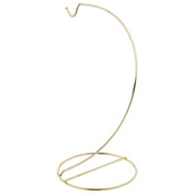 Plymor Simple Gold Ornament Stand, 9" H x 3.75" W x 3.75" D