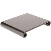 Plymor Black Scroll Wood Veneer Footed Display Base, 10" W x 8" D x 1.5" H (8.875" x 7.875" Display Area)