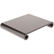 Plymor Black Scroll Wood Veneer Footed Display Base, 10" W x 8" D x 1.5" H (8.875" x 7.875" Display Area)