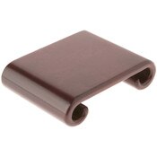 Plymor Walnut Scroll Wood Veneer Footed Display Base, 4" W x 3" D x 1" H (3.25" x 2.875" Display Area)