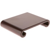 Plymor Walnut Scroll Wood Veneer Footed Display Base, 6" W x 4.5" D x 1.25" H (5" x 4.25" Display Area)