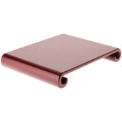 Plymor Red Scroll Wood Veneer Footed Display Base, 9" W x 7" D x 1.25" H (7.875" x 6.75" Display Area)