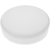 Pioneer Plastics 032CHIPS White Small Round Petri Dish Plastic Container, 2.75" W x 0.625" H
