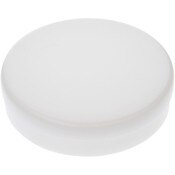 Pioneer Plastics 032CHIPS White Small Round Petri Dish Plastic Container, 2.75" W x 0.625" H