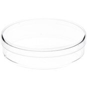 Pioneer Plastics 032C Clear Small Round Petri Dish Plastic Container, 2.75" W x 0.625" H