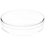 Pioneer Plastics 032C Clear Small Round Petri Dish Plastic Container, 2.75" W x 0.625" H