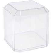 Pioneer Plastics 042C-UV Clear Plastic Softball Display Case (UV Resistant), 4" W x 4" D x 4.125" H
