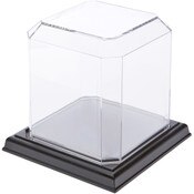 Pioneer Plastics 042CPBASE Clear Plastic Softball Display Case with Base, 4" W x 4" D x 4.125" H