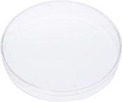 Pioneer Plastics 052C Clear Round Petri Dish Plastic Container, 4.3125" W x 0.625" H