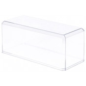 Pioneer Plastics 355C-UV Clear Plastic Display Case for 1:18 Scale Cars (UV Resistant), 13" W x 5.5" D x 5" H (Mailer Box)
